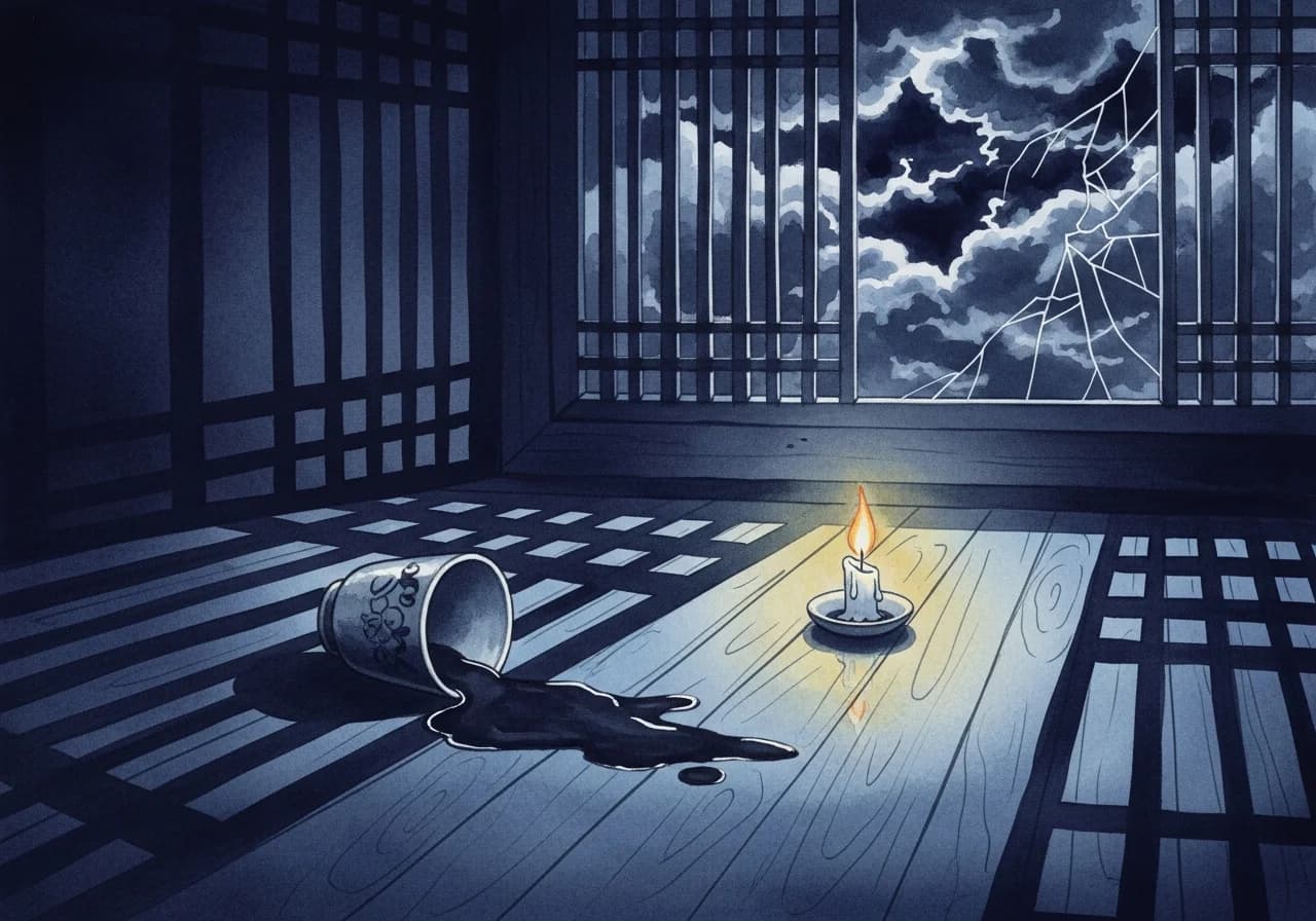 혼자 마시는 꿈 · 뜨거운 술 꿈 — 어려움을 예고하는 흉몽