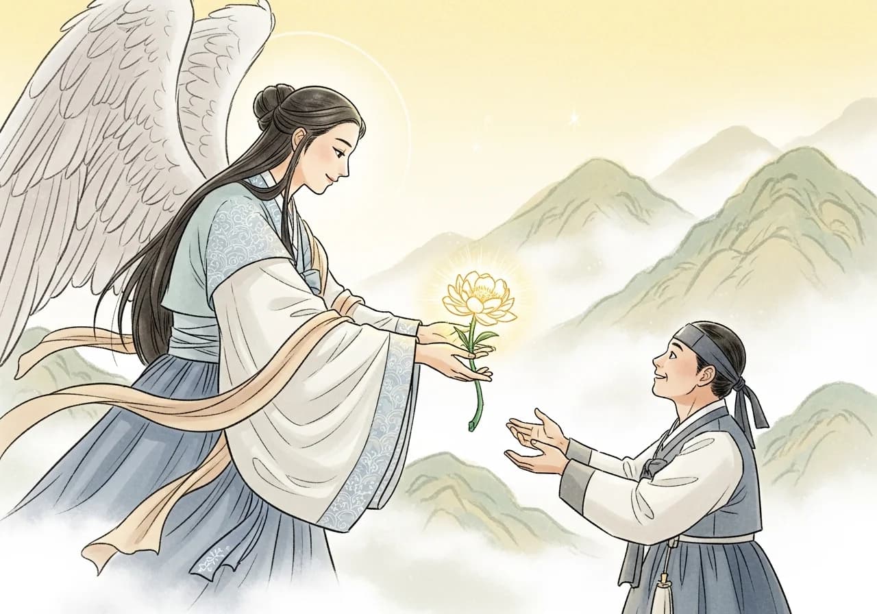 천사 꿈의 기본 의미 — 귀인과 재능, 행운의 신호