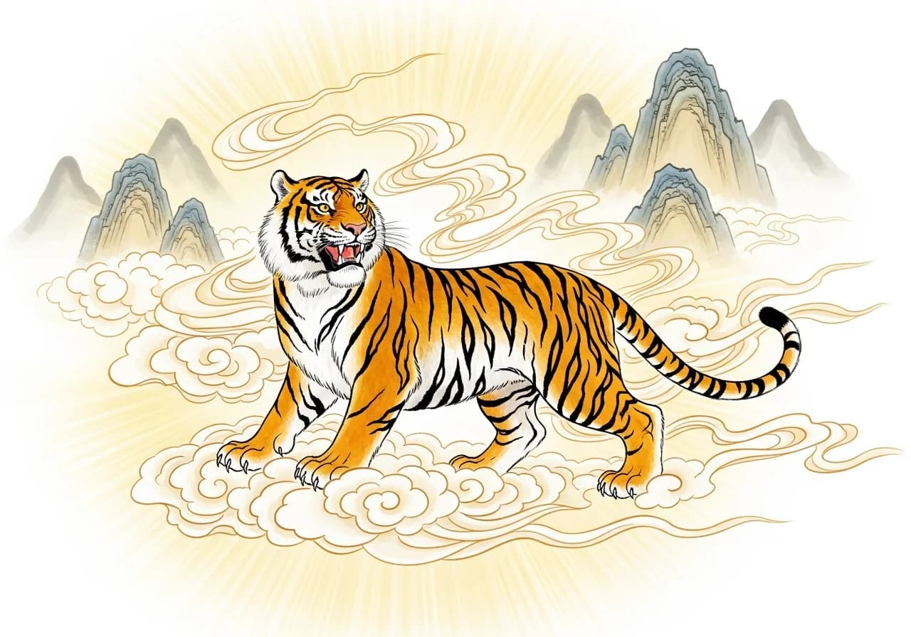 길몽 — 강한 동물로 변할 때