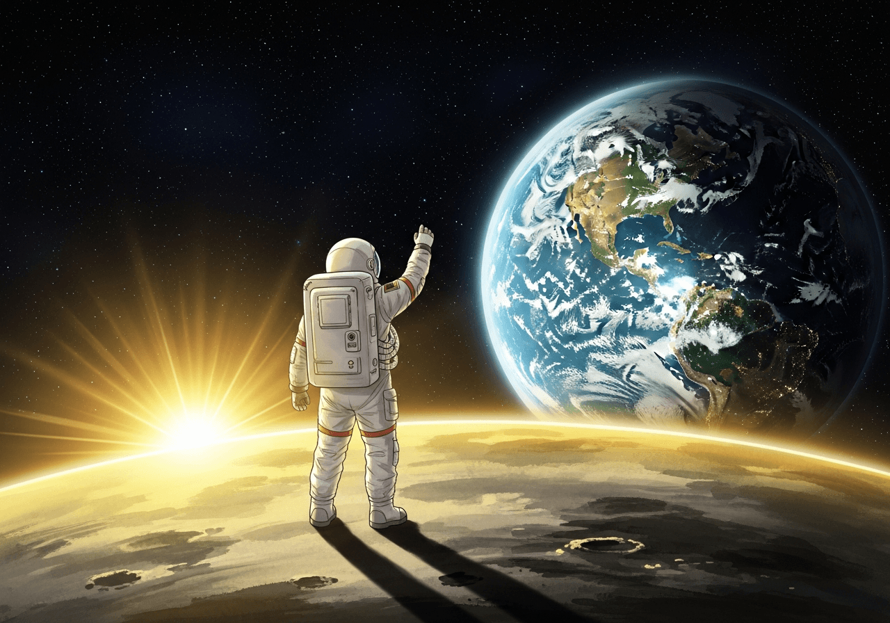 길몽: 우주비행사가 되어 성공하는 꿈