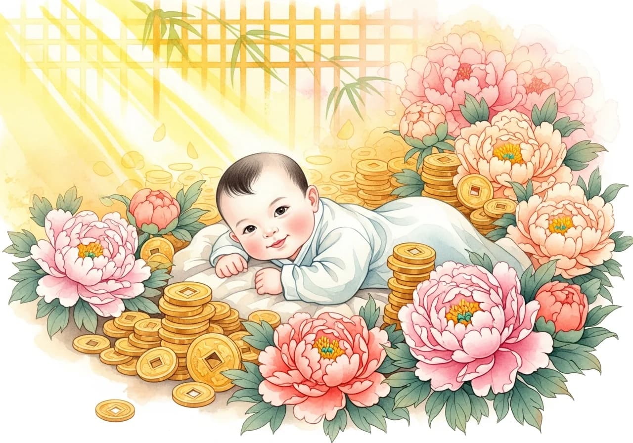 아기꿈 길몽 해석: 성취와 재물의 예고