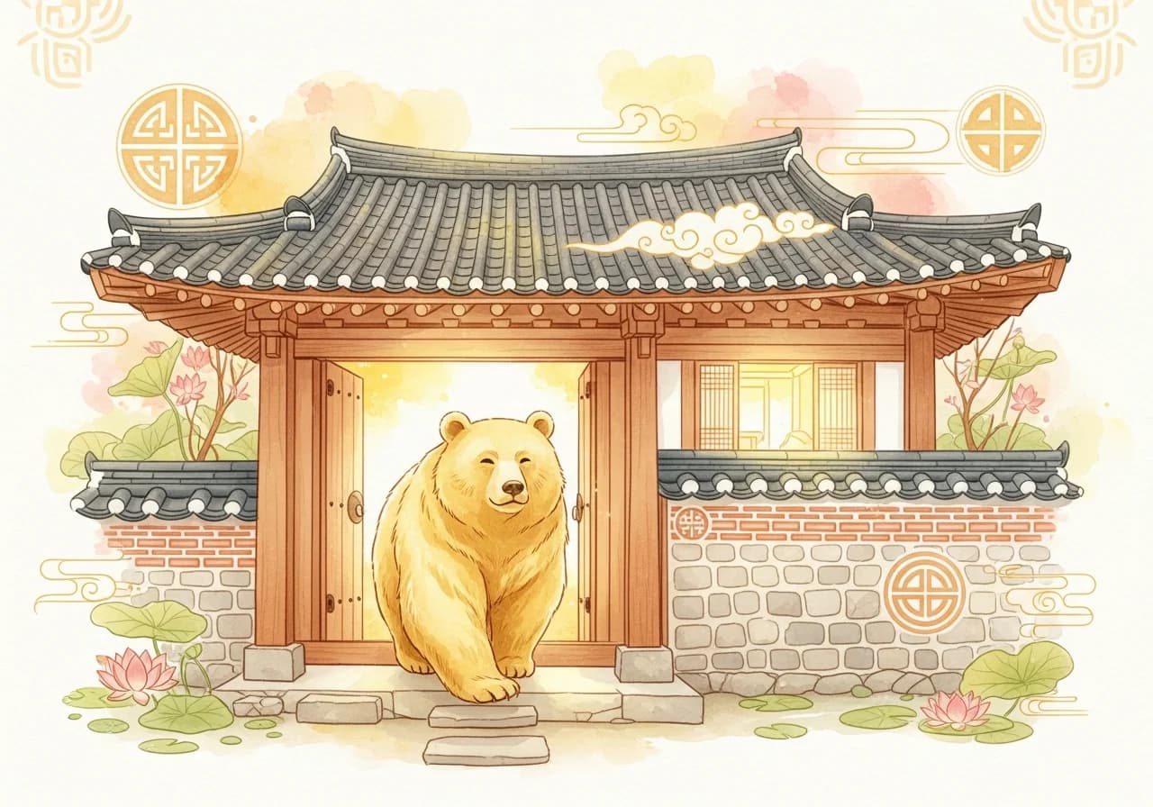 곰꿈 길몽 — 재물, 귀인, 탄생의 신호