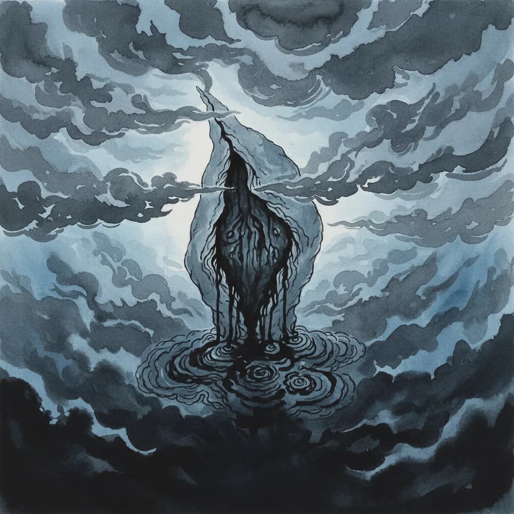 피가 멈추지 않거나 검붉은 상처 꿈 — 경고를 담은 흉몽