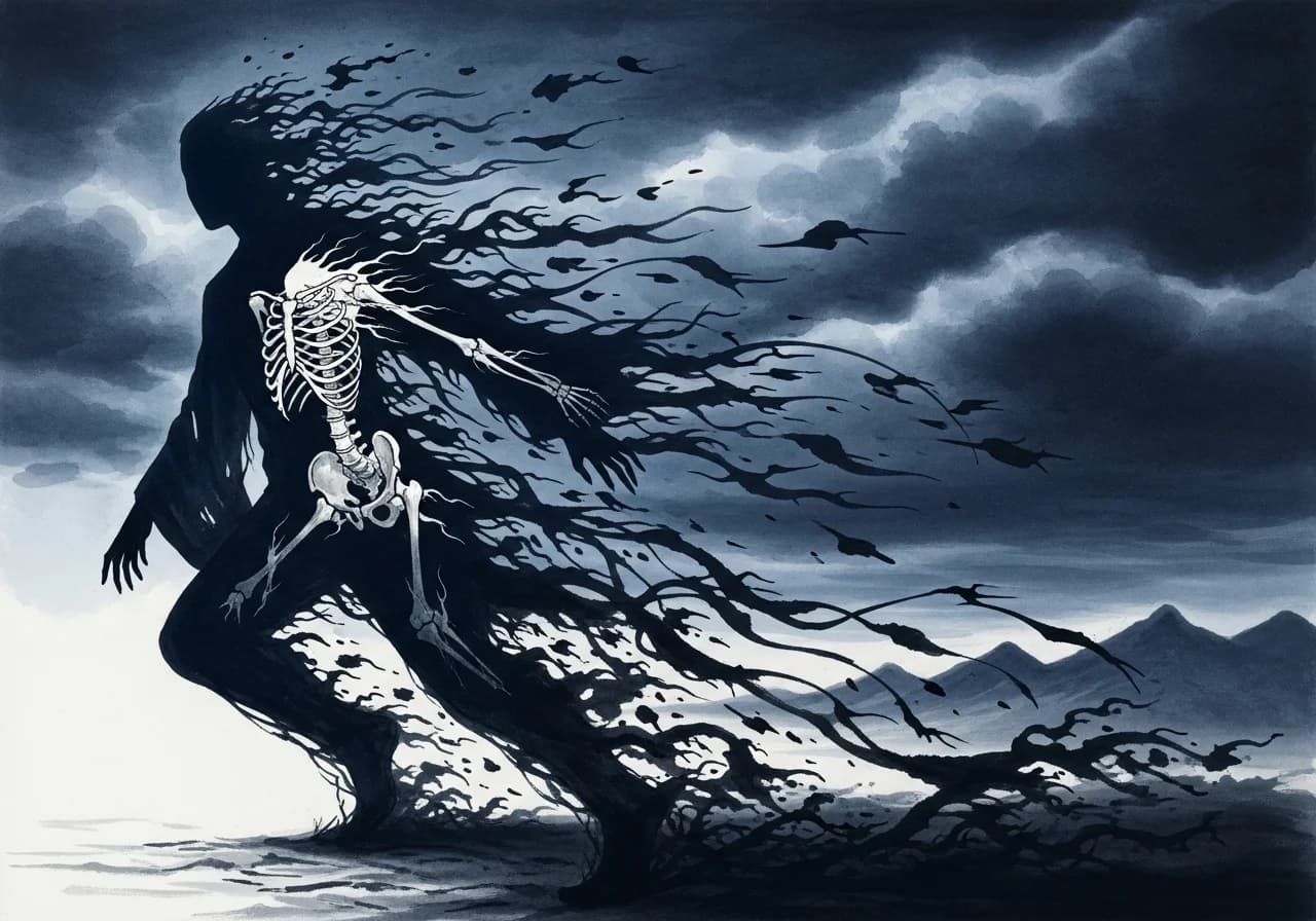 흉몽: 괴물·해골·어둠으로의 변신