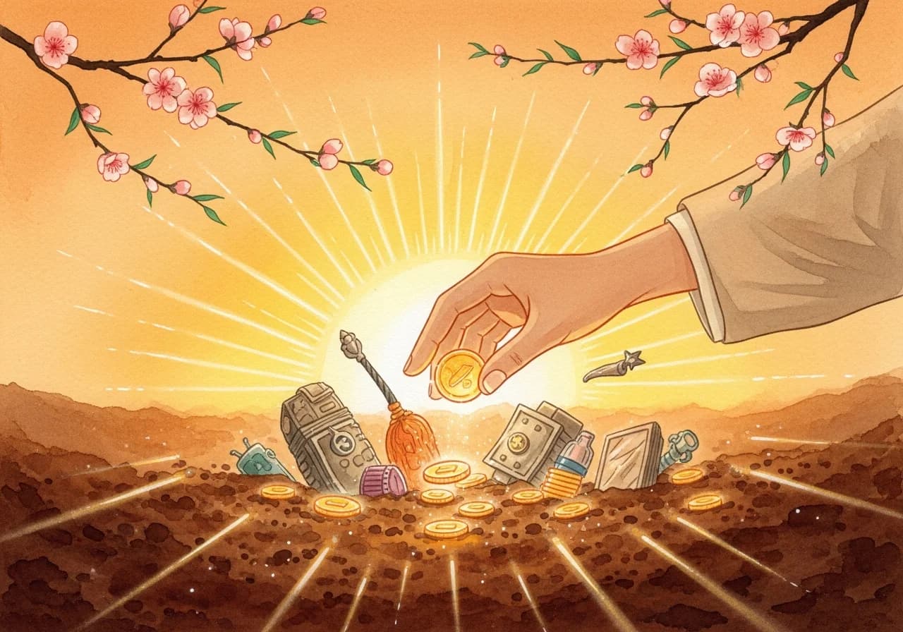 Auspicious (길몽): Burying a Corpse or Treasure — Wealth and Success Signals