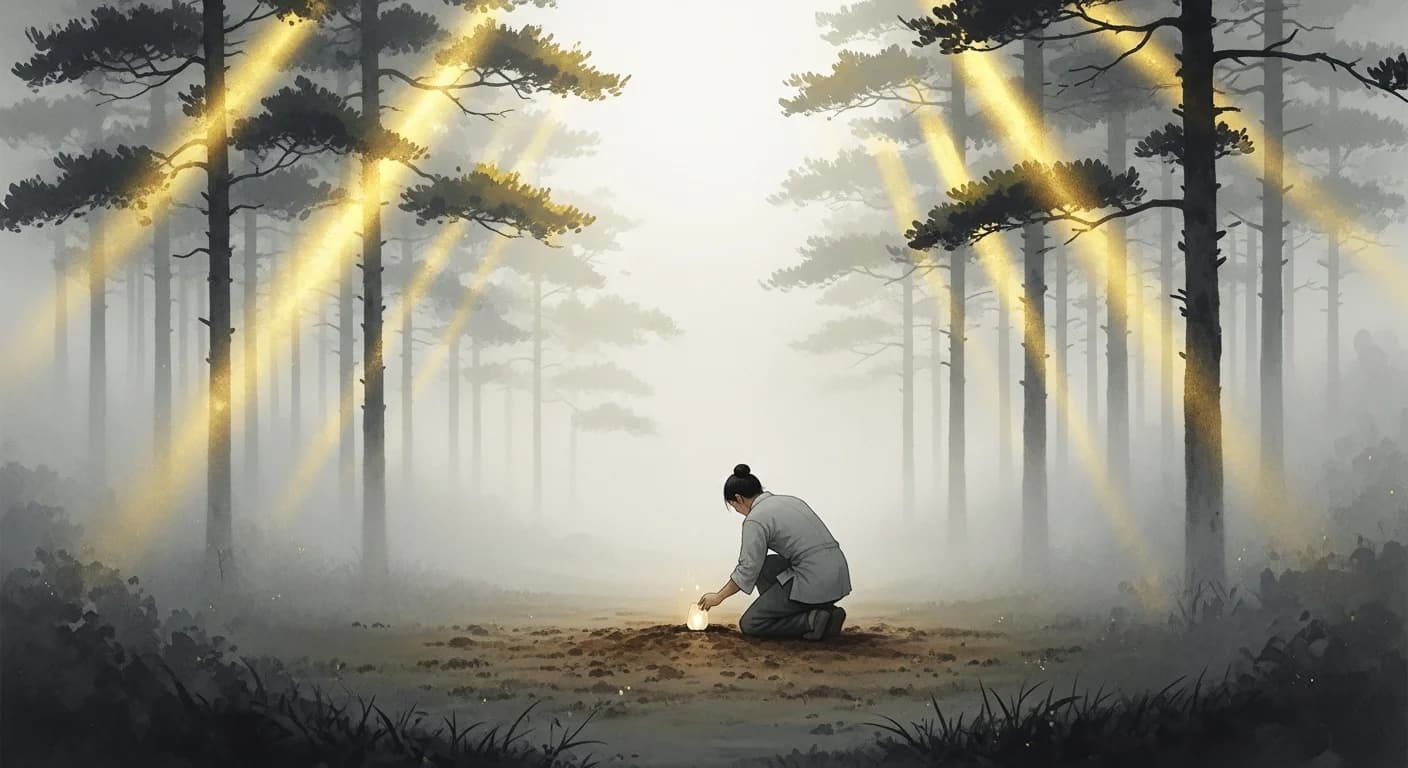 Burying Dream Meaning — Korean Dream Interpretation (꿈해몽)