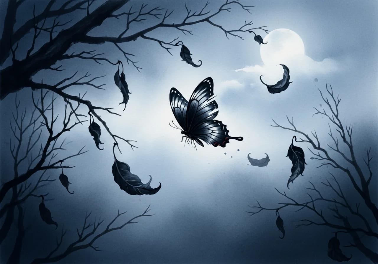 흉몽 — 검은 나비와 경고의 신호