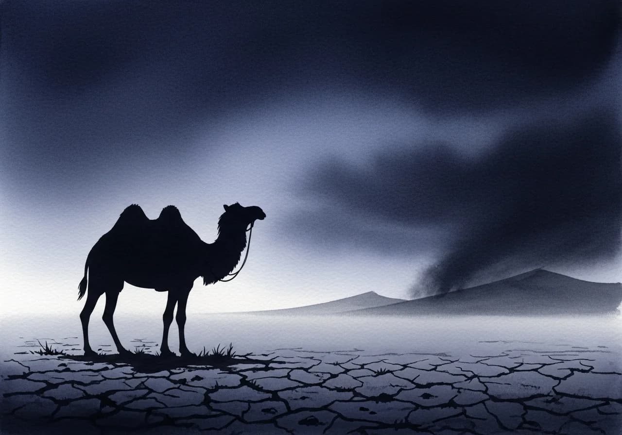 낙타 꿈 흉몽 해석 — 배신과 손실의 경고