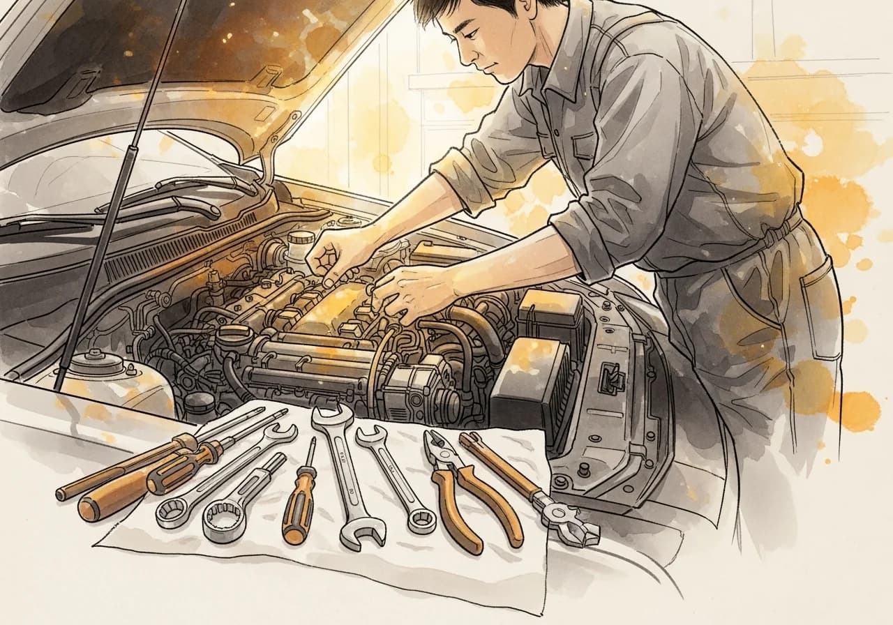 수리 성공 꿈 — 길몽으로 반전