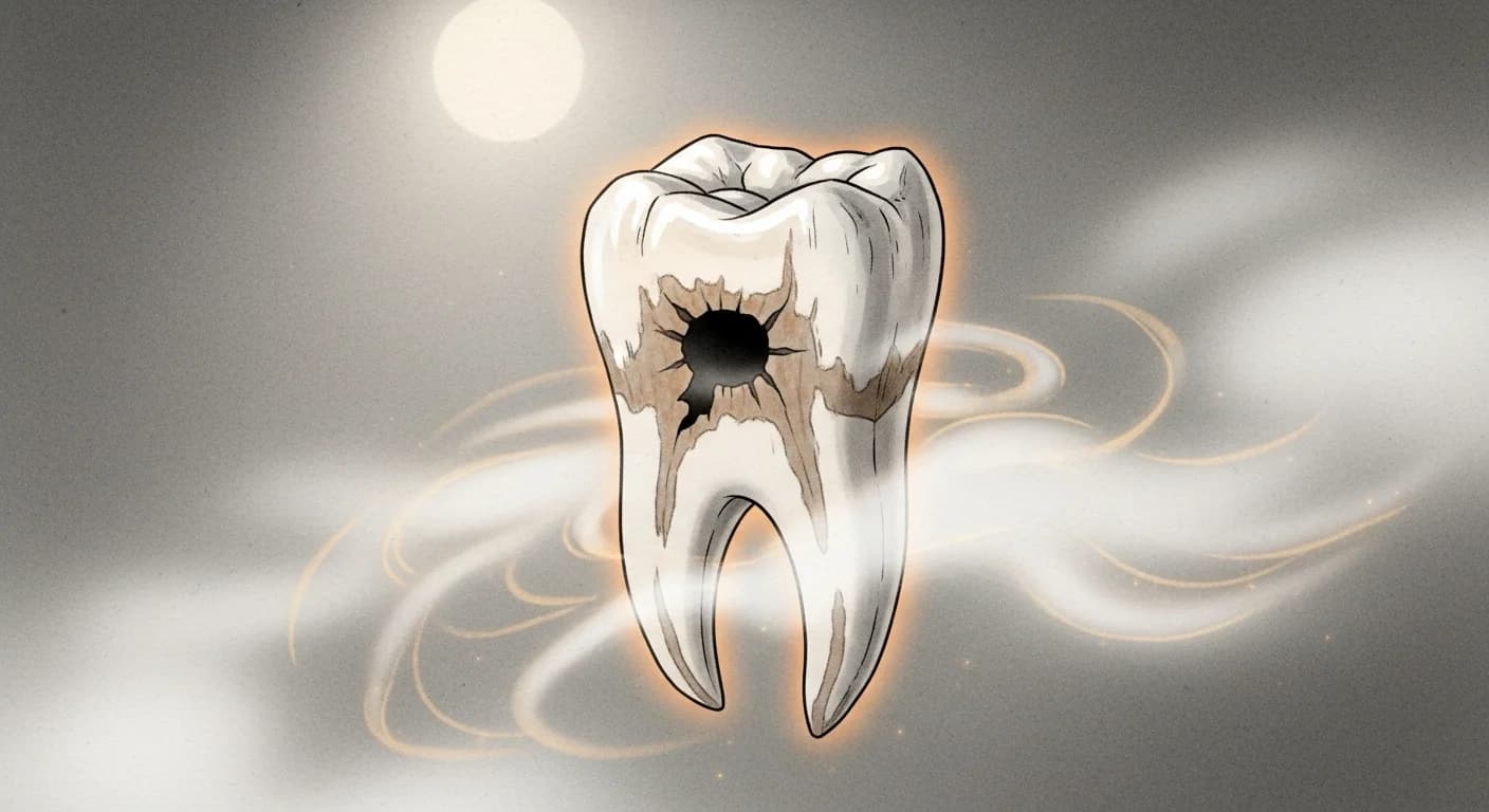 충치 꿈해몽 - 방치와 해결, 그 갈림길에서 오는 메시지