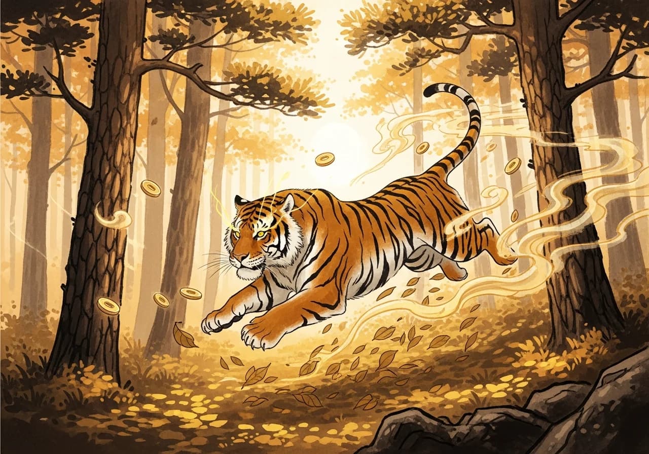 반전 길몽 — 강한 동물에게 쫓기는 꿈