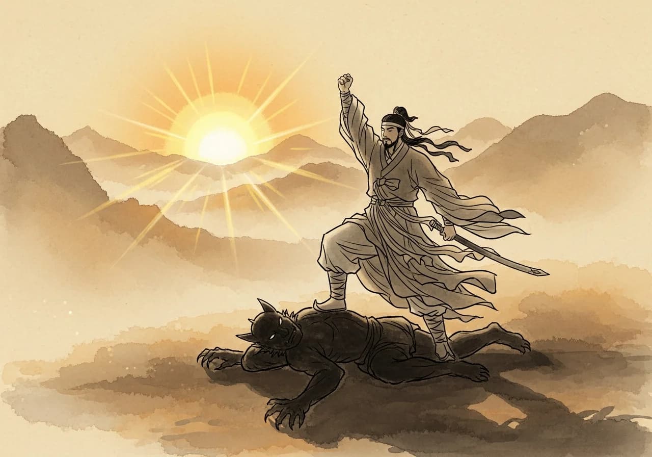 Being Chased by a Monster — The Core Inauspicious Reading