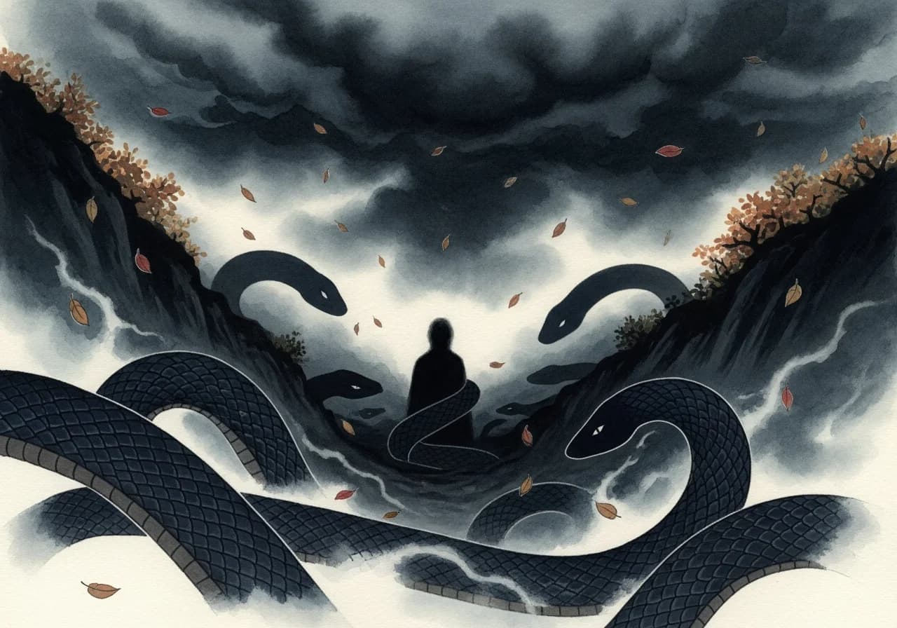 뱀에게 쫓기는 꿈, 왜 흉몽으로 보는가