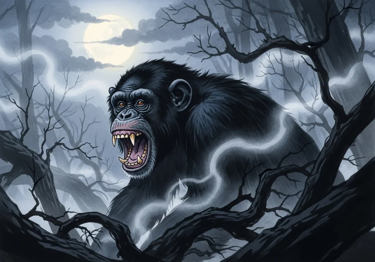 침팬지 꿈 흉몽 — 배신과 집단 갈등의 경고