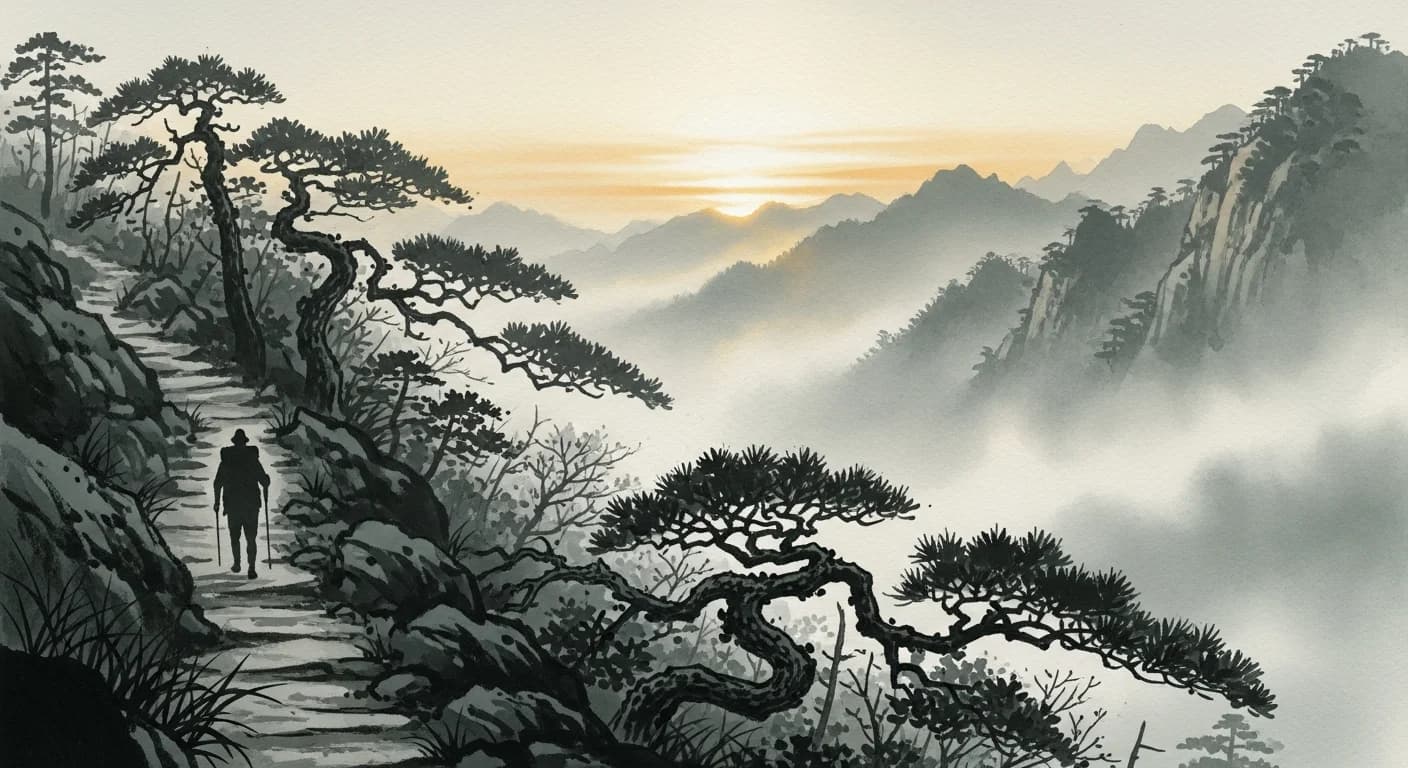 Climbing a Mountain Dream Meaning — Complete Korean Interpretation Guide