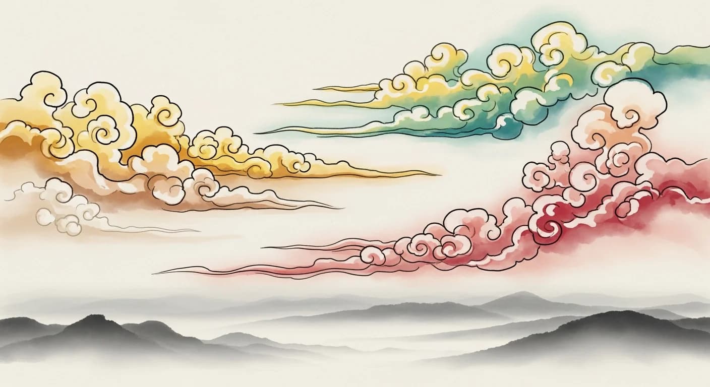 구름 꿈해몽: 색깔과 형태로 보는 길흉 완벽 해석