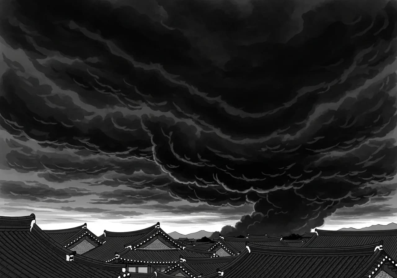 먹구름·검은 구름 꿈 — 건강과 가정에 보내는 경고