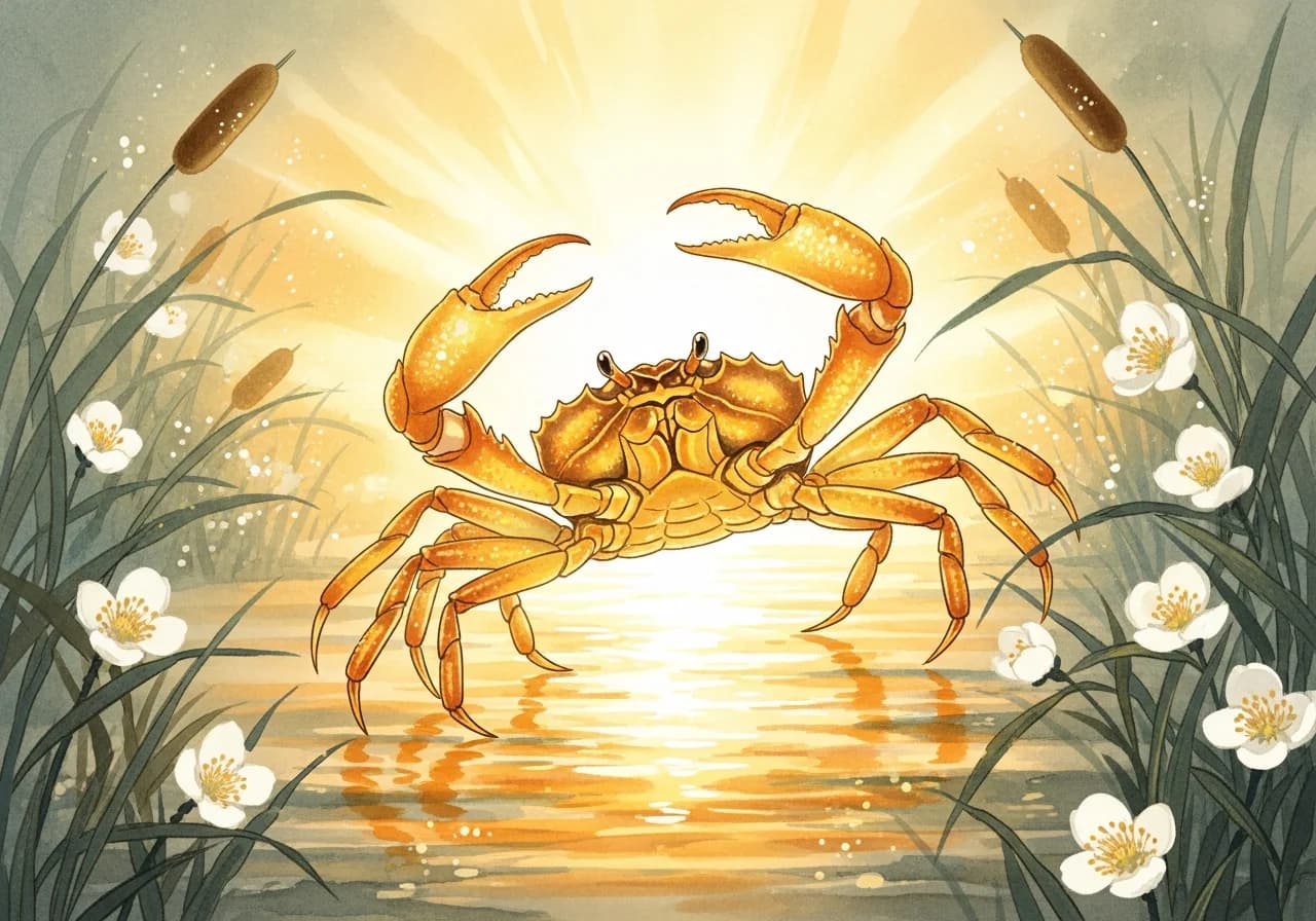 게꿈 길몽 해석 — 재물·연애·성취의 신호