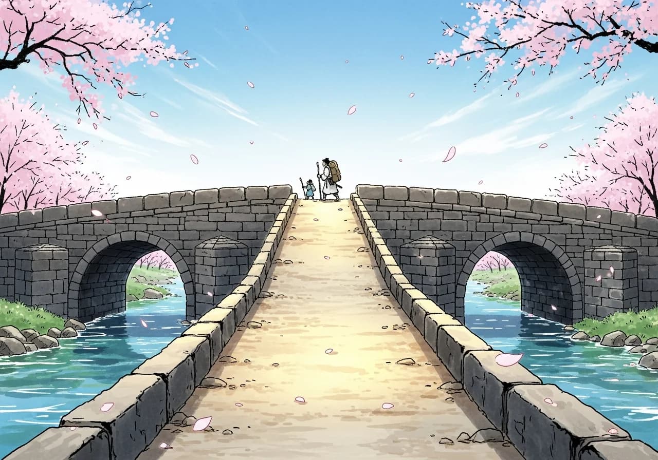 길몽: 성공과 목표 달성을 예고하는 다리 꿈