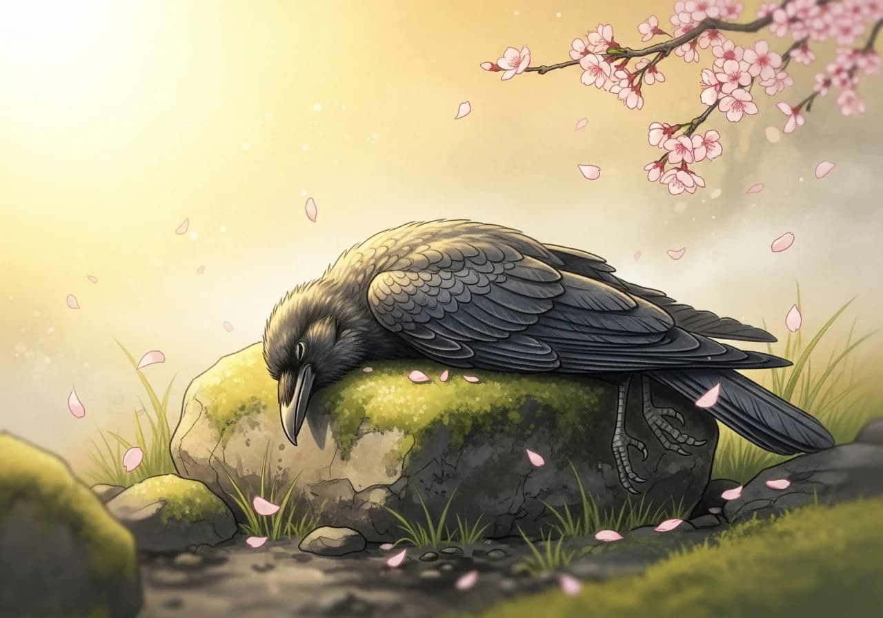 까마귀 꿈이 길몽인 경우 — 반전이 있는 행운의 신호