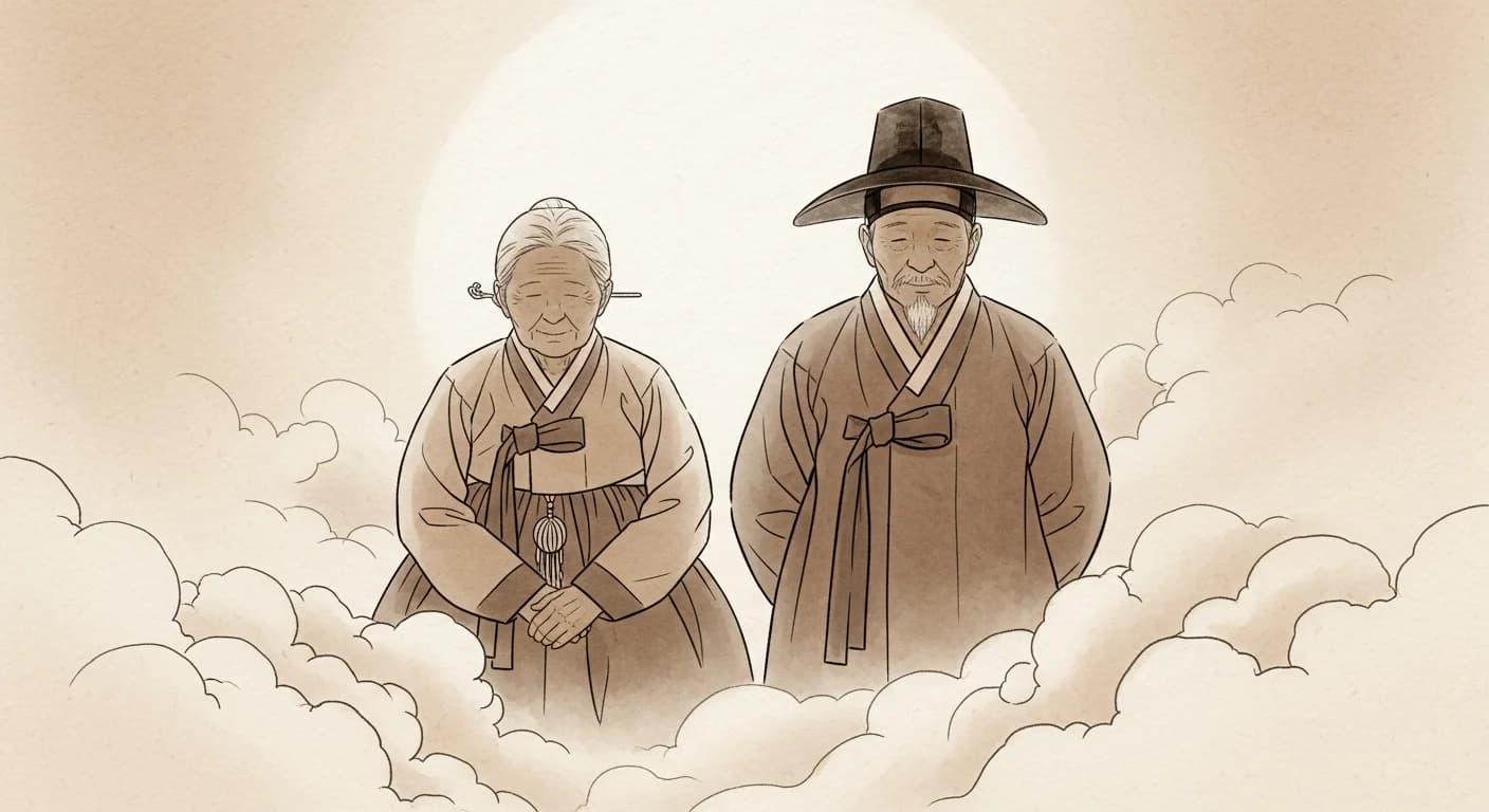 돌아가신 할머니·할아버지 꿈 해몽 - 조부모 꿈의 의미와 길흉 완벽 정리
