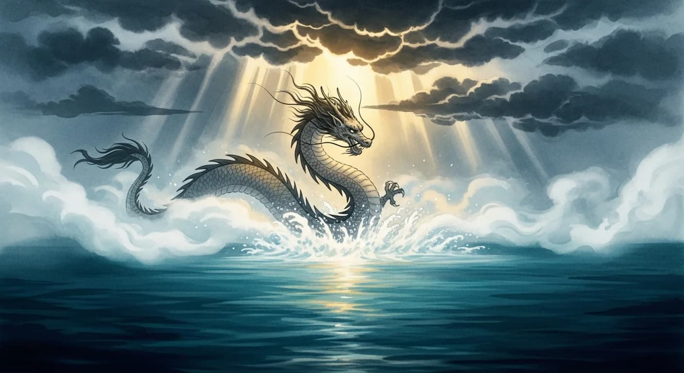 용이 물에서 나오는 꿈 해몽