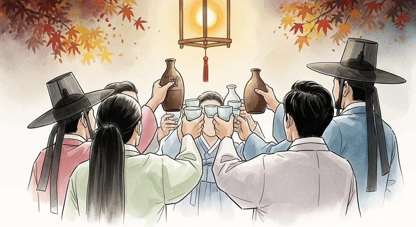 Drinking Alcohol Dream Meaning — Korean Dream Interpretation Guide