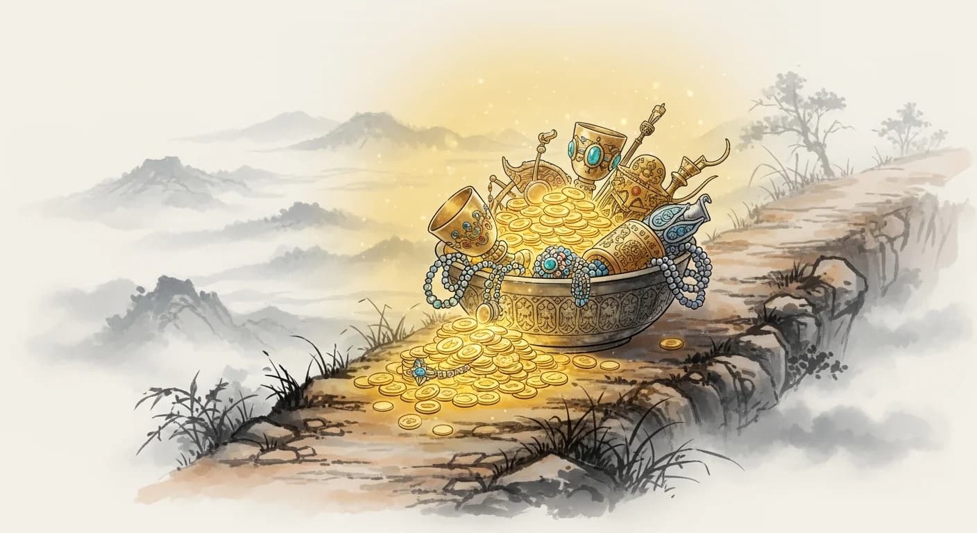 똥을 먹는 꿈 해몽 — 재물운의 역설적 상징