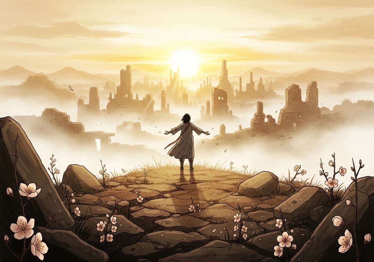 종말 꿈의 길몽 해석 — 살아남으면 강력한 길몽