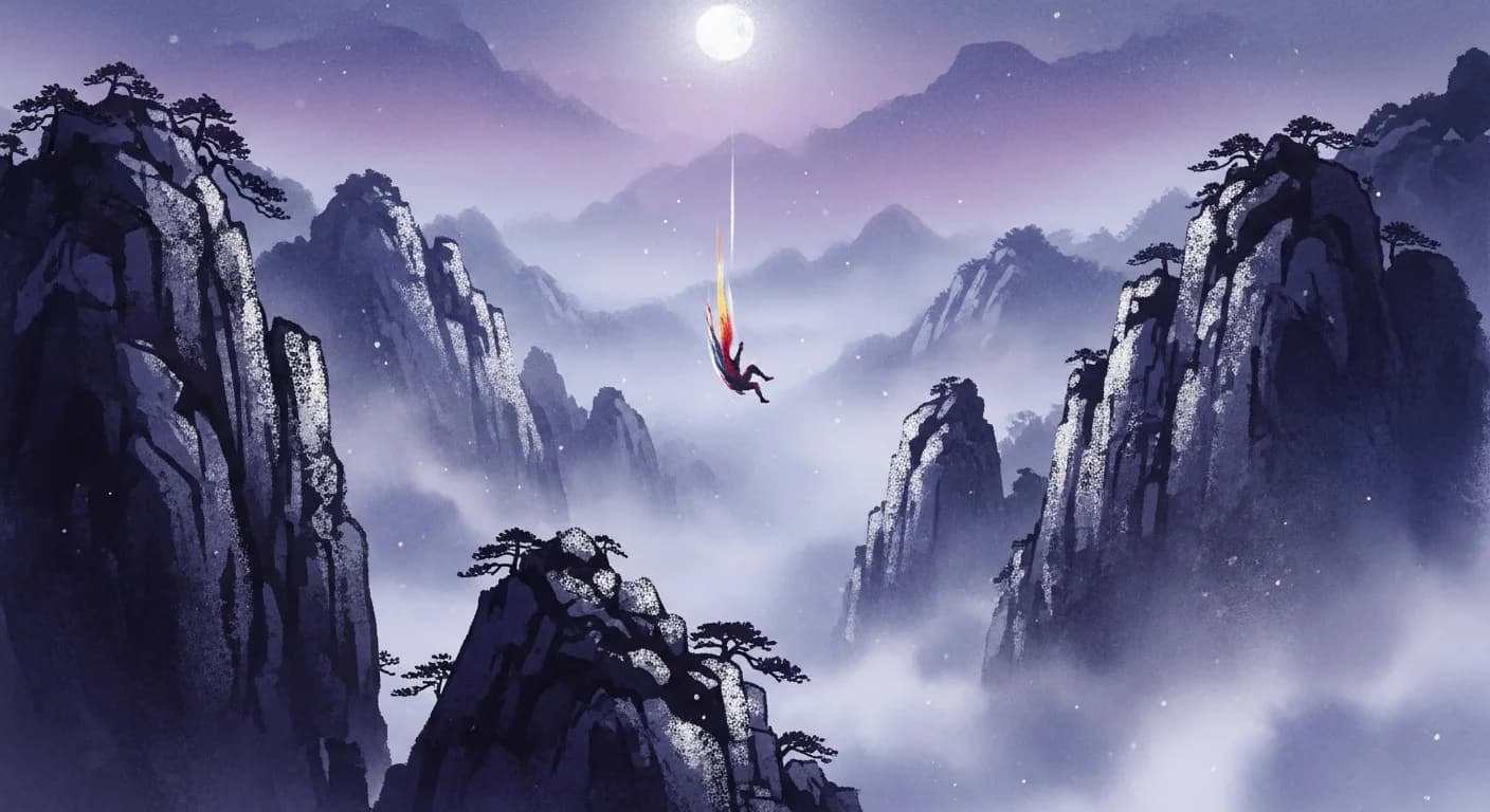 Falling from a Mountain Dream Meaning — Korean Interpretation of Falling Dreams