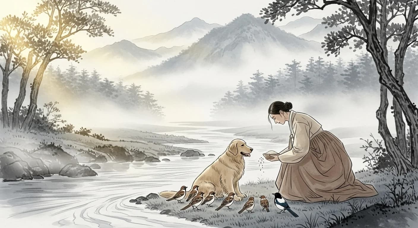 동물에게 먹이 주는 꿈 해몽 - 재물운과 풍요의 완벽 정리