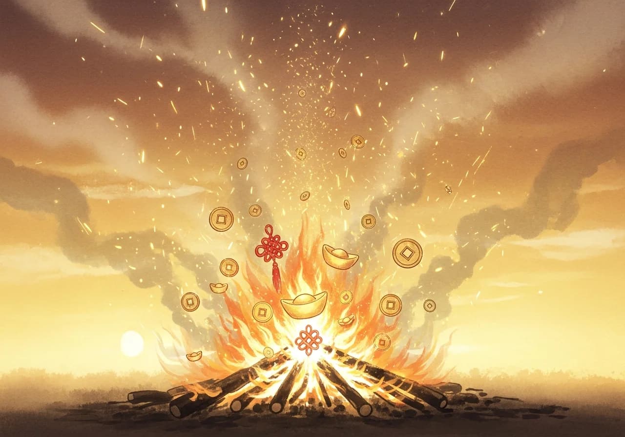 불꿈이 길몽인 경우 — 재물운과 번창의 신호