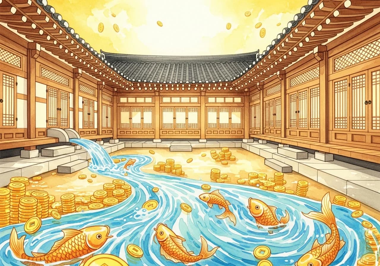 길몽: 맑은 홍수가 집 안으로 들어오는 꿈