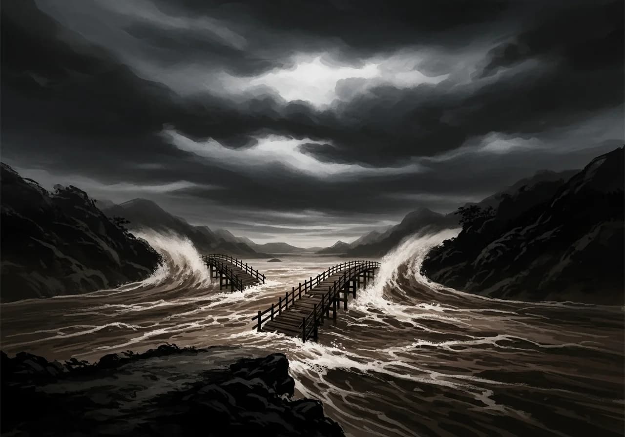 Murky or Red Floodwater — A Clear Warning