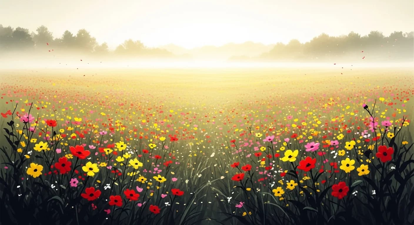 꽃밭 꿈해몽 - 꽃밭 꿈의 의미와 길흉 완벽 정리