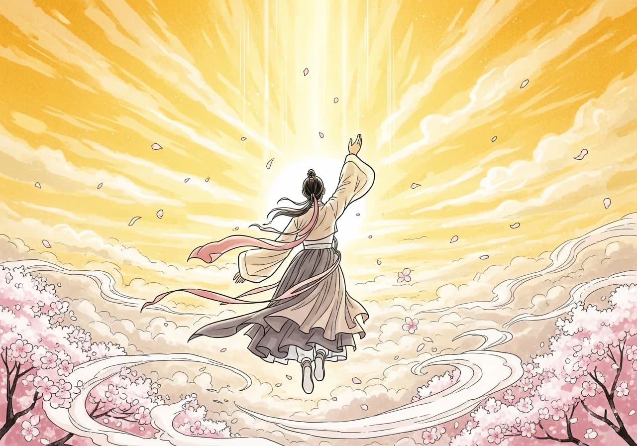 길몽: 자유롭게 높이 나는 꿈