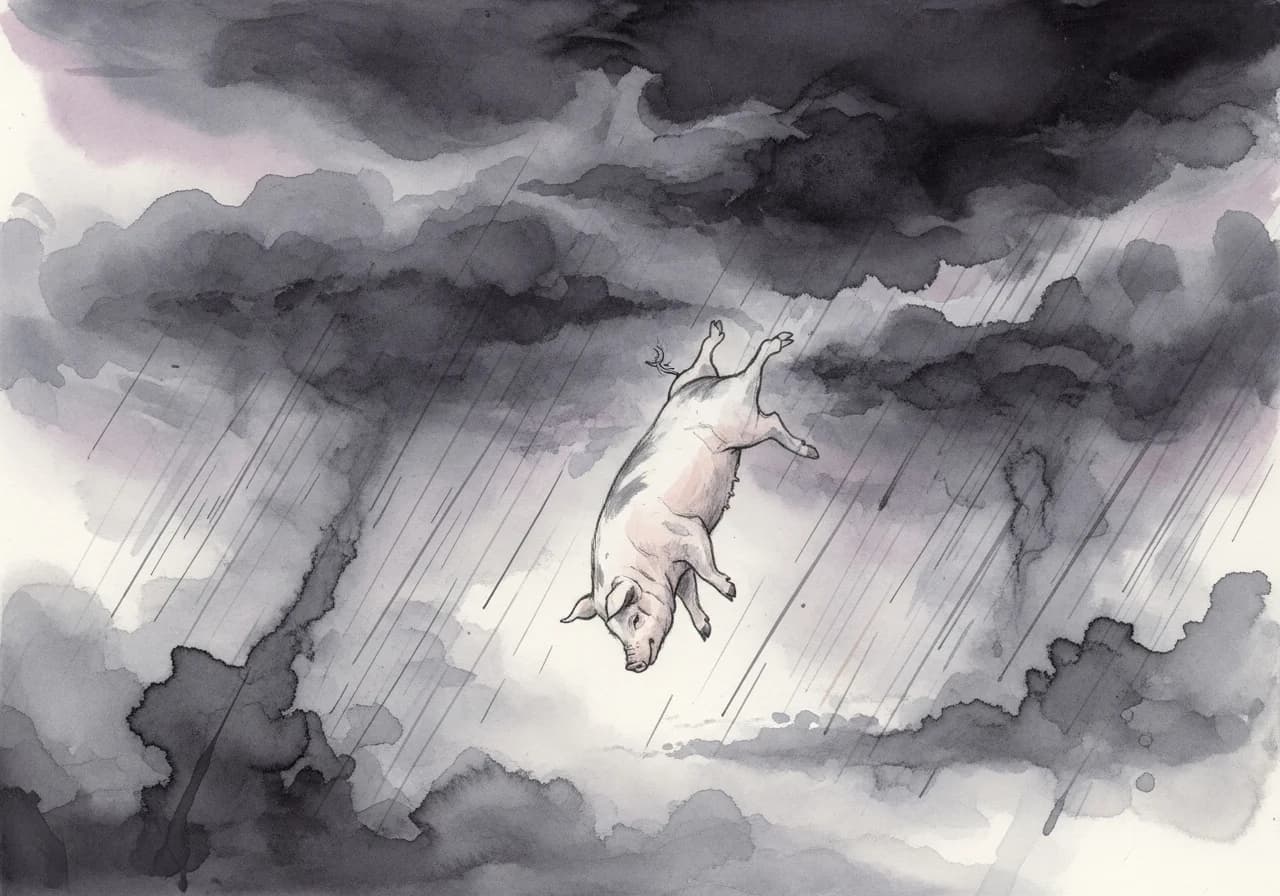 날아다니는 돼지 꿈의 흉몽 해석