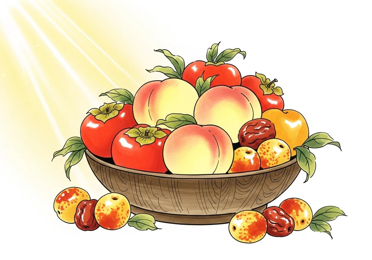 길몽 — 잘 익은 과일, 직접 따는 꿈