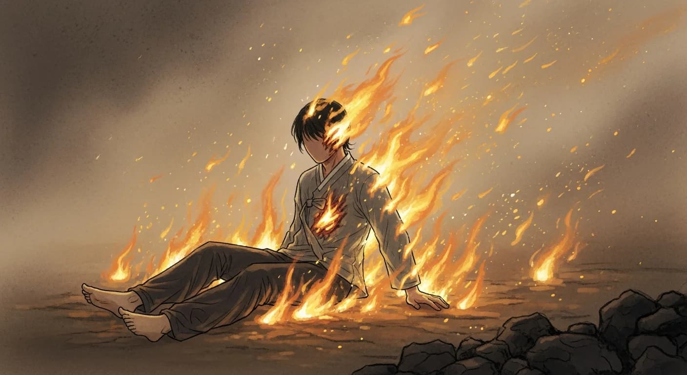 화상 꿈 해몽 — 불에 데이는 꿈, 길몽일까 흉몽일까?