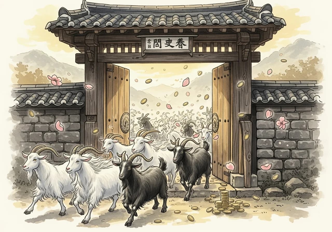 길몽 — 재물과 번영을 부르는 염소 꿈