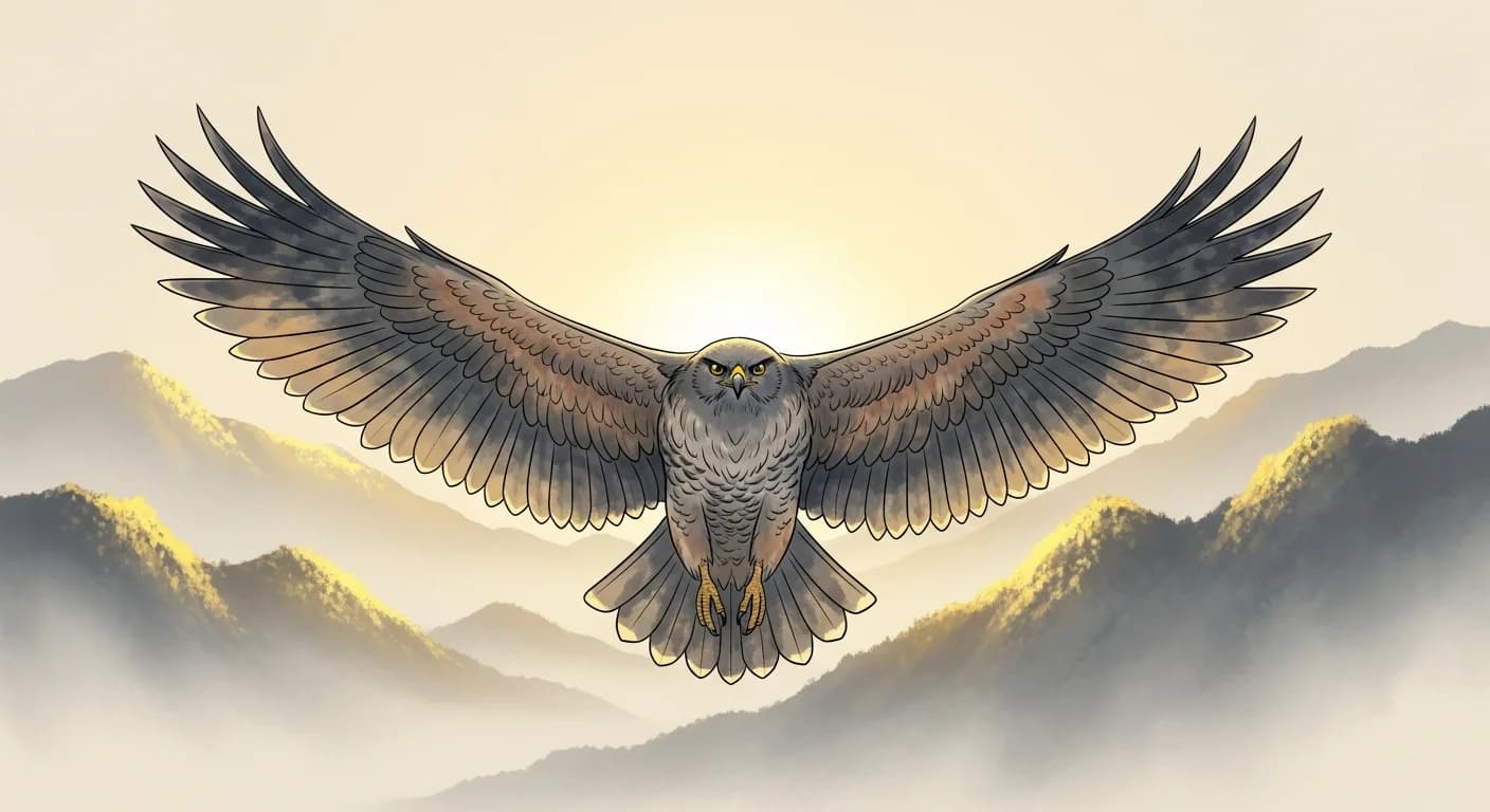 매 꿈해몽: 권력과 야망의 상징