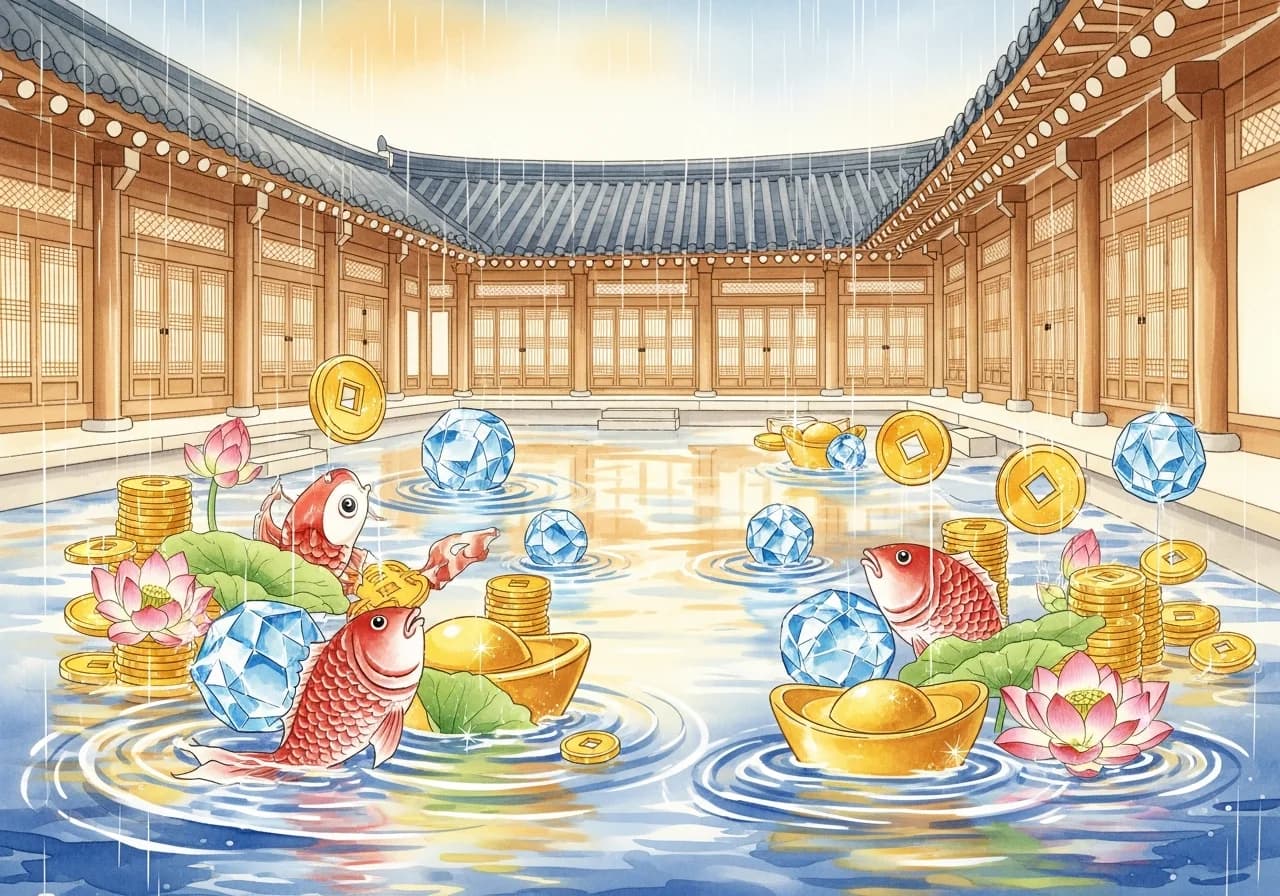 길몽: 맑은 폭우가 쏟아지는 꿈