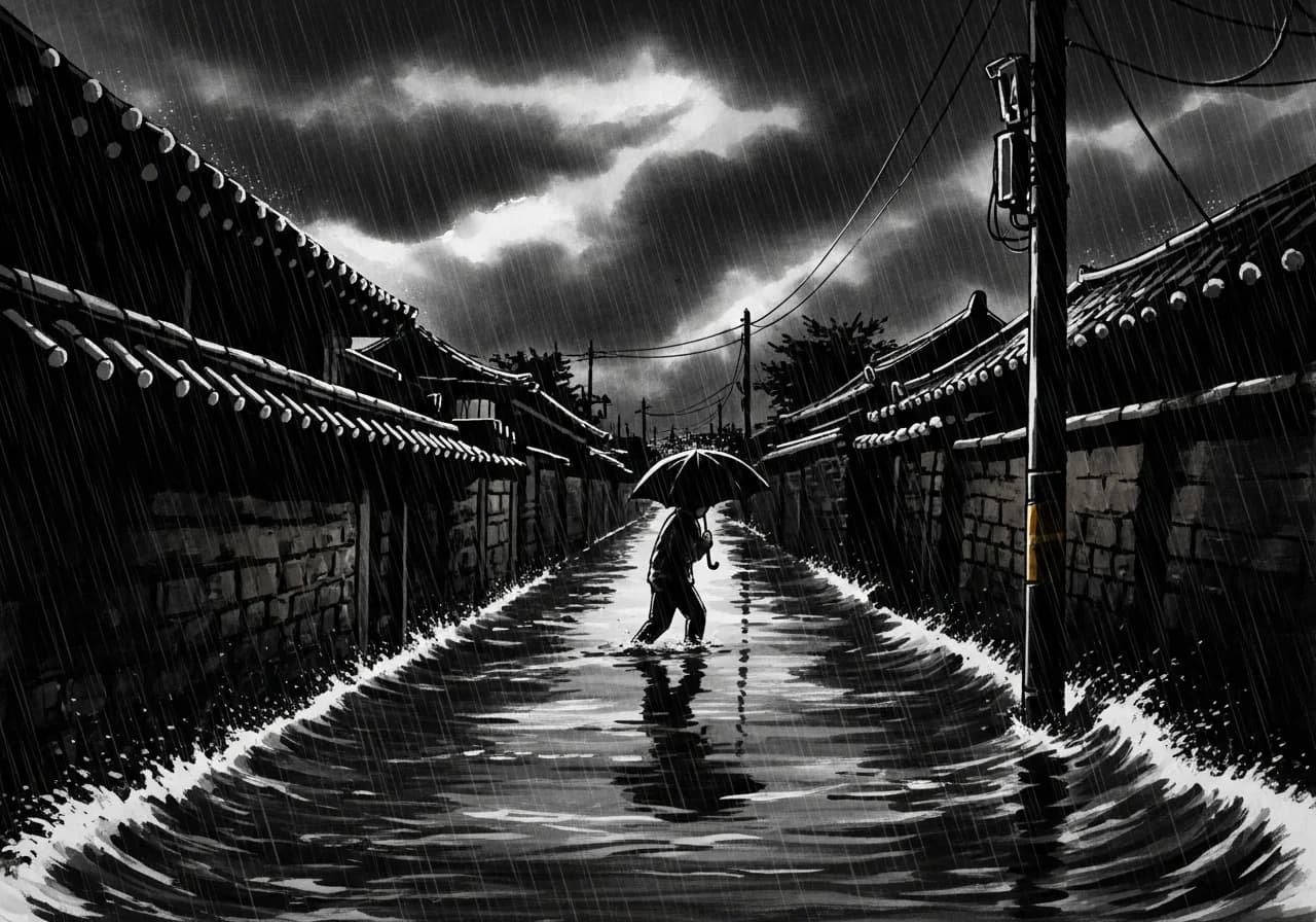 흉몽: 흙탕물과 폭풍우가 몰아치는 꿈