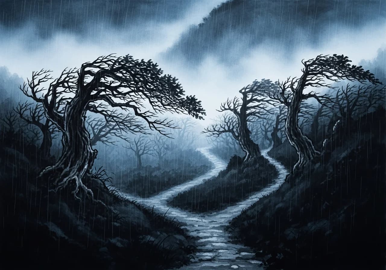 흉몽 — 중도 포기, 길 잃음, 하산하는 꿈