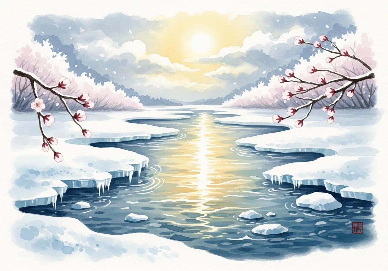 얼음 꿈 길몽 해석 — 해소와 새로운 시작의 신호