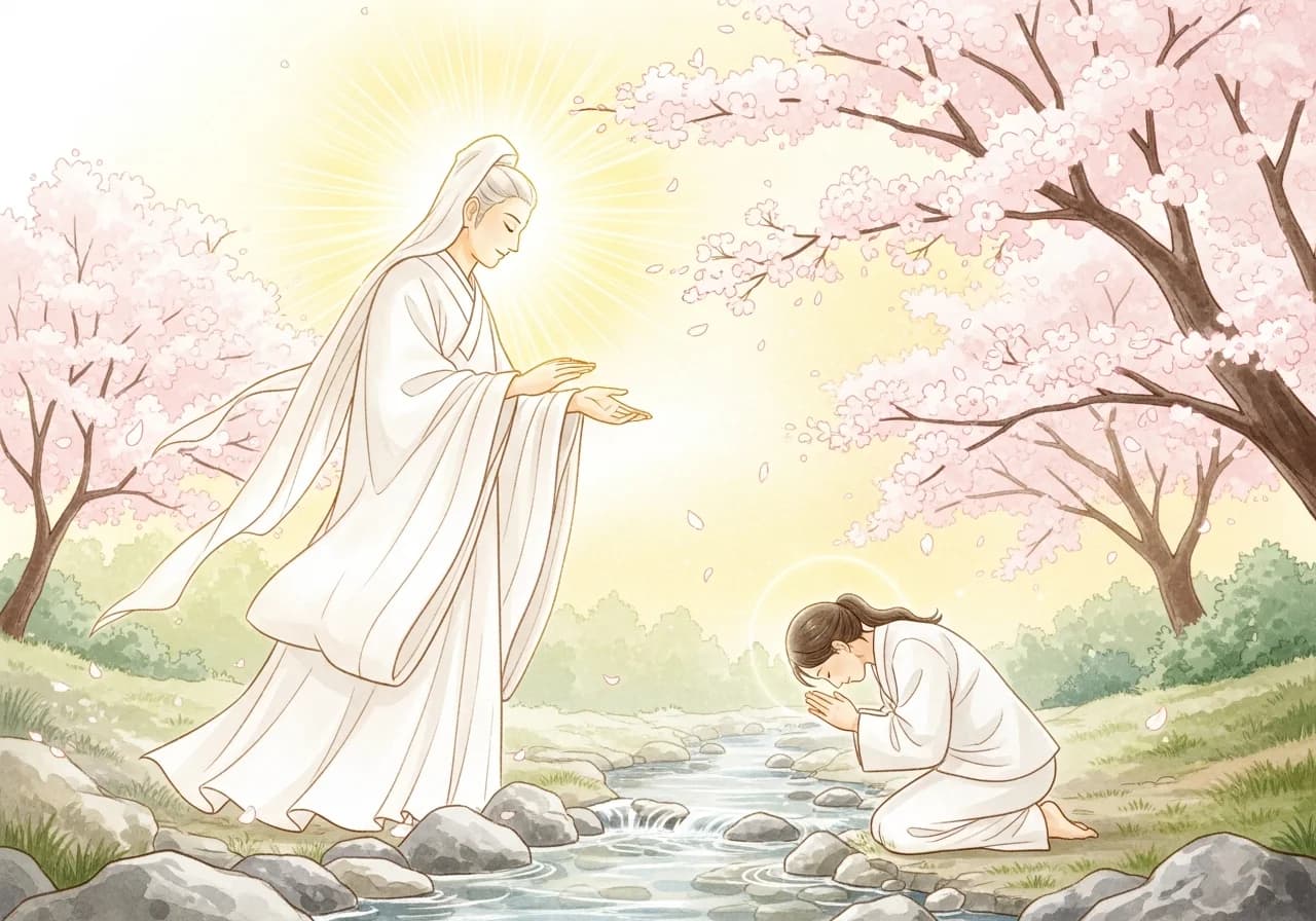 길몽 — 미소, 세례, 인도, 부활