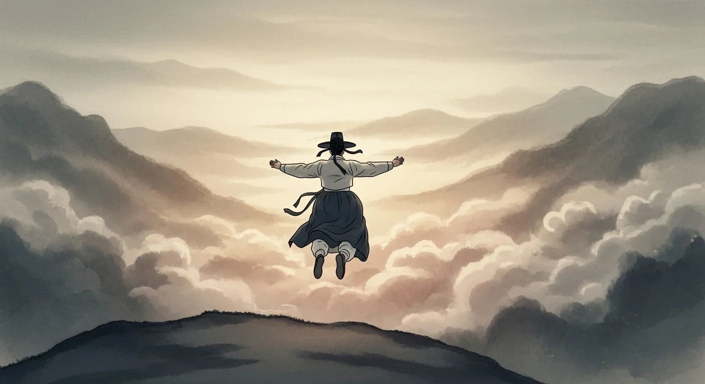 Jumping Down Dream Meaning - Korean Dream Interpretation Guide
