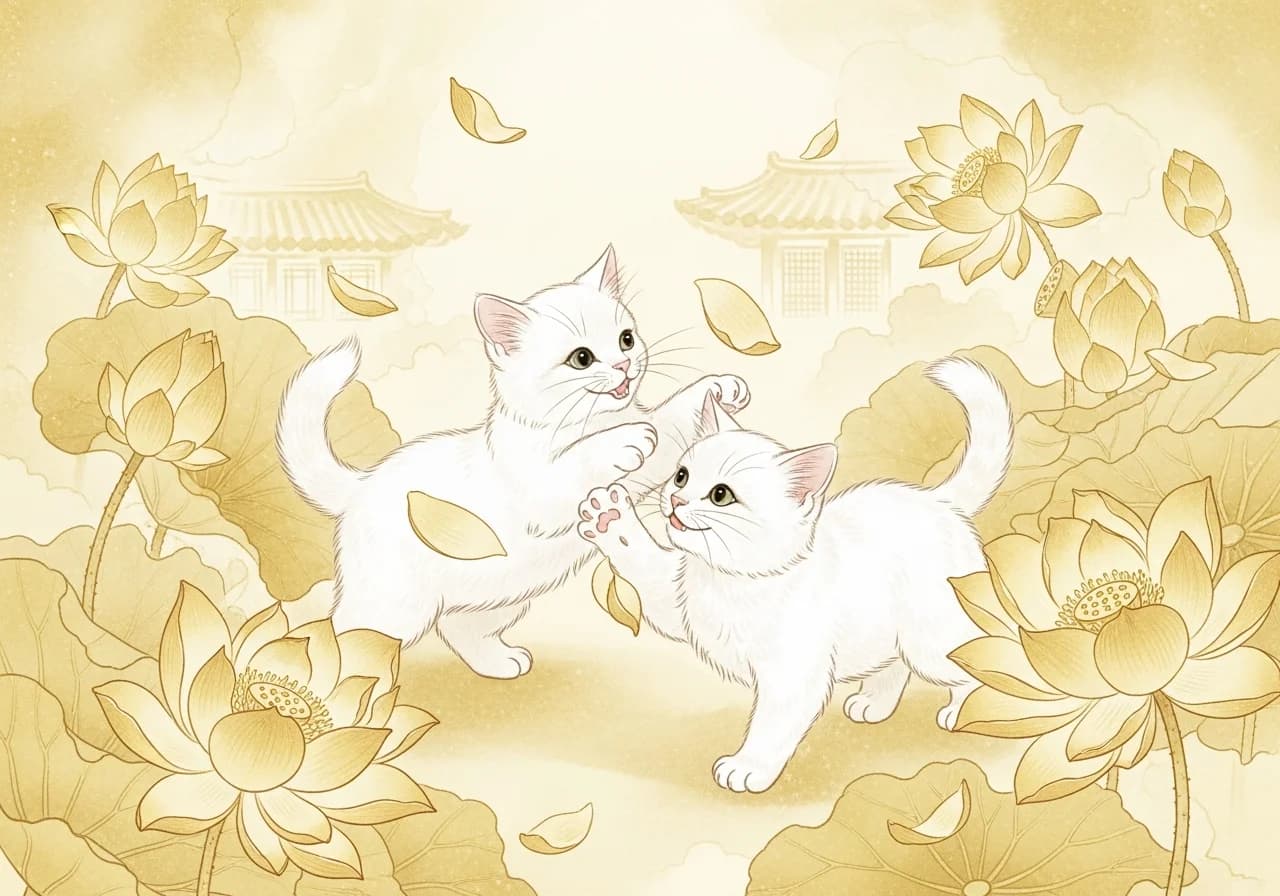 새끼 고양이 꿈 — 길몽 해석