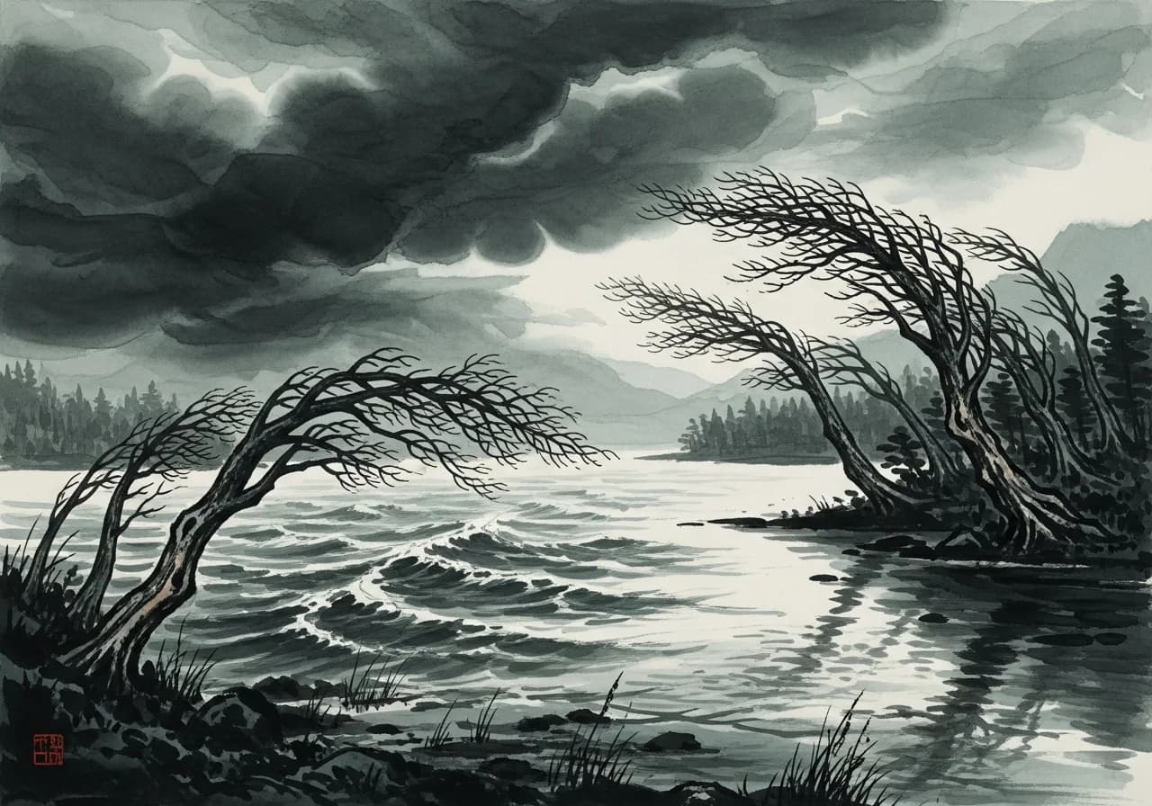 탁하거나 말라가는 호수 꿈 — 손실과 갈등의 흉몽