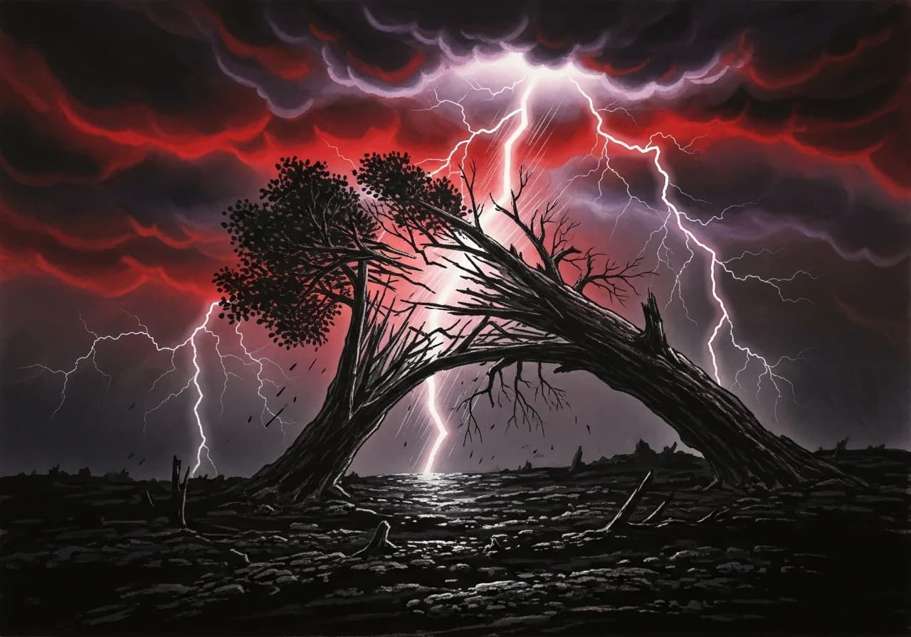 조심해야 할 번개 꿈 — 흉몽 패턴